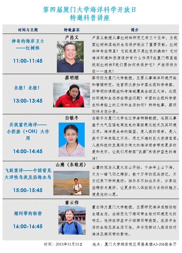 第四届5123导航海洋科学开放日特邀科普讲座